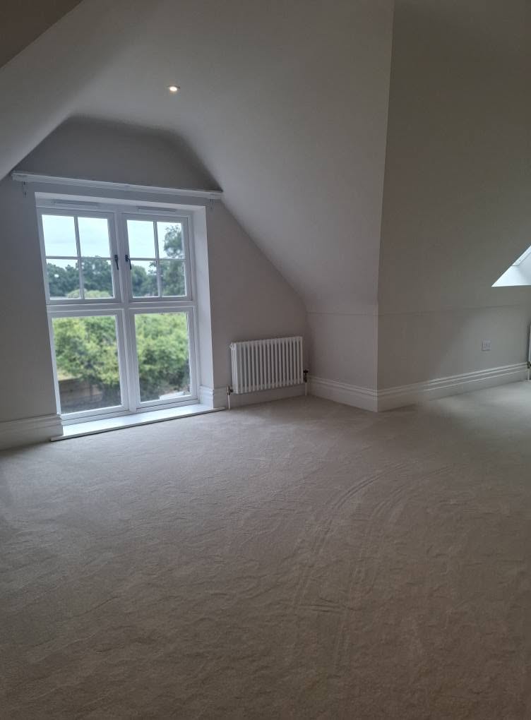 An empty, freshly cleaned room after a property clean-up