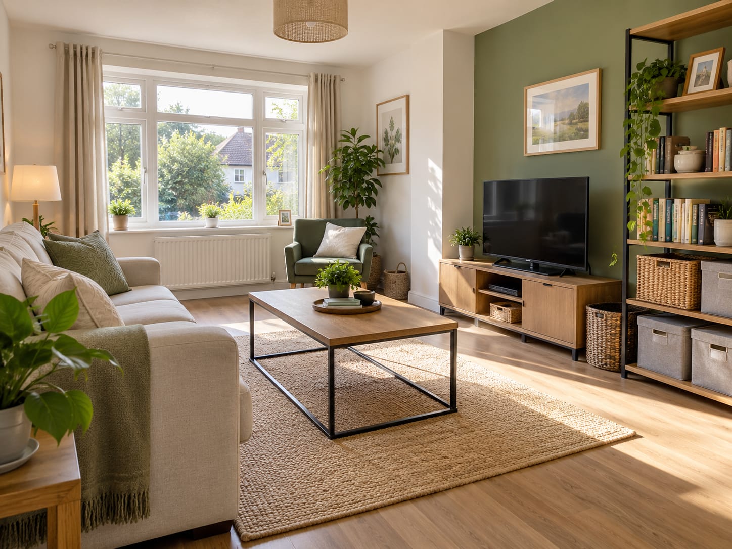 A quiet, tidy living room